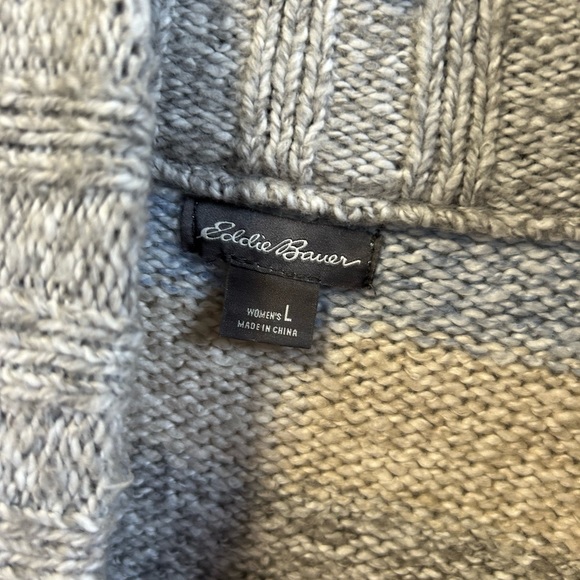 Eddie Bauer stripped turtleneck sweater - Picture 2 of 2